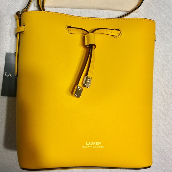ralph lauren yellow purse